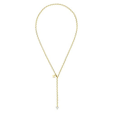 Purelei Endless Love Kette (Gold), Wasserfeste Y-Halskette für Frauen mit Herzanhänger aus Edelstein, Kette aus Edelstahl, Geschenk für Frauen, 60 cm Länge verstellbar im Sale